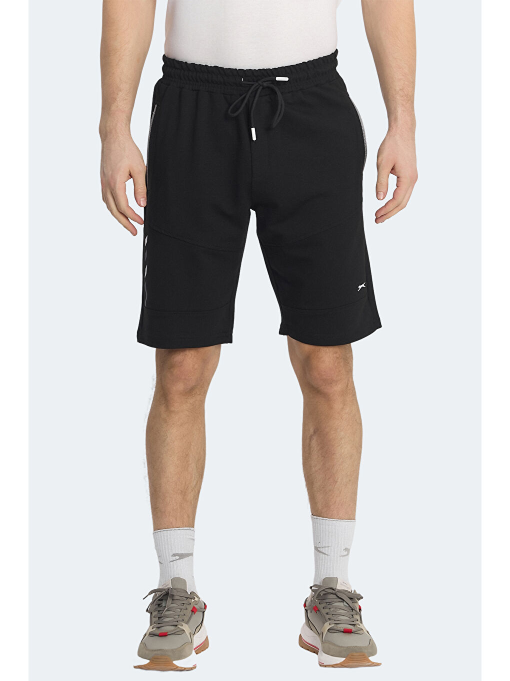 NASIM Erkek Cepli Siyah Şort-1