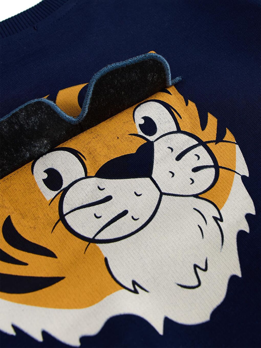 Boys Tiger Baskı-Nakışlı 2-5 Yaş Sweatshirt - Lacivert 2-3 Yaş-2