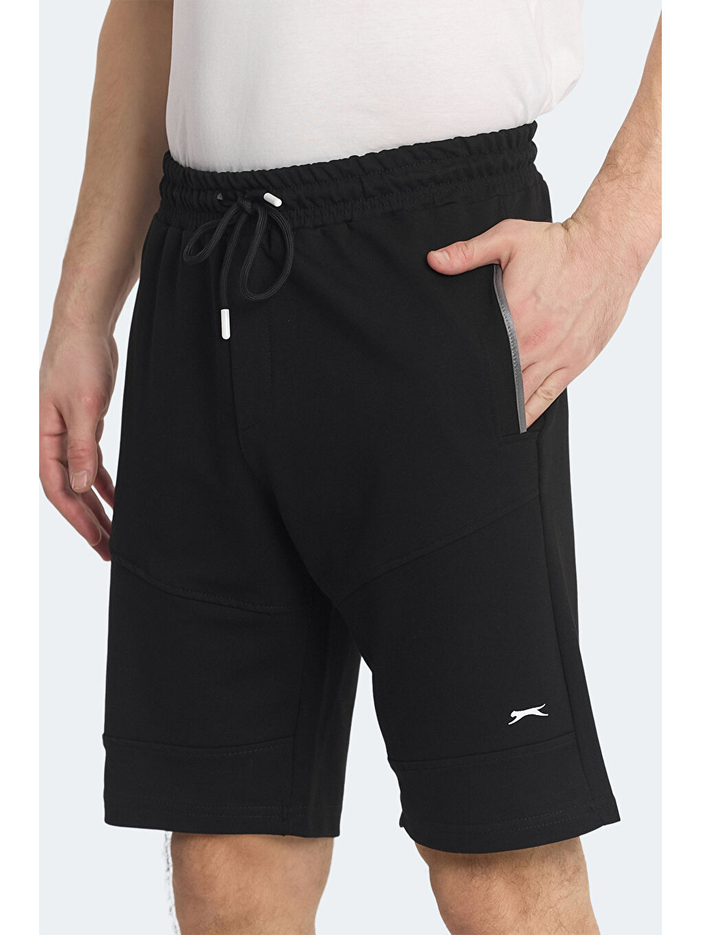 NASIM Erkek Cepli Siyah Şort-4