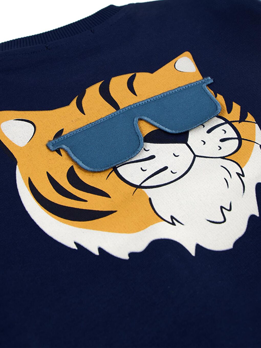 Boys Tiger Baskı-Nakışlı 2-5 Yaş Sweatshirt - Lacivert 2-3 Yaş-3