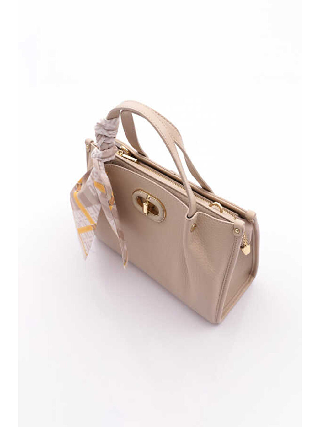 Bej  Kadın El ve Omuz Çantası 25YG300-2