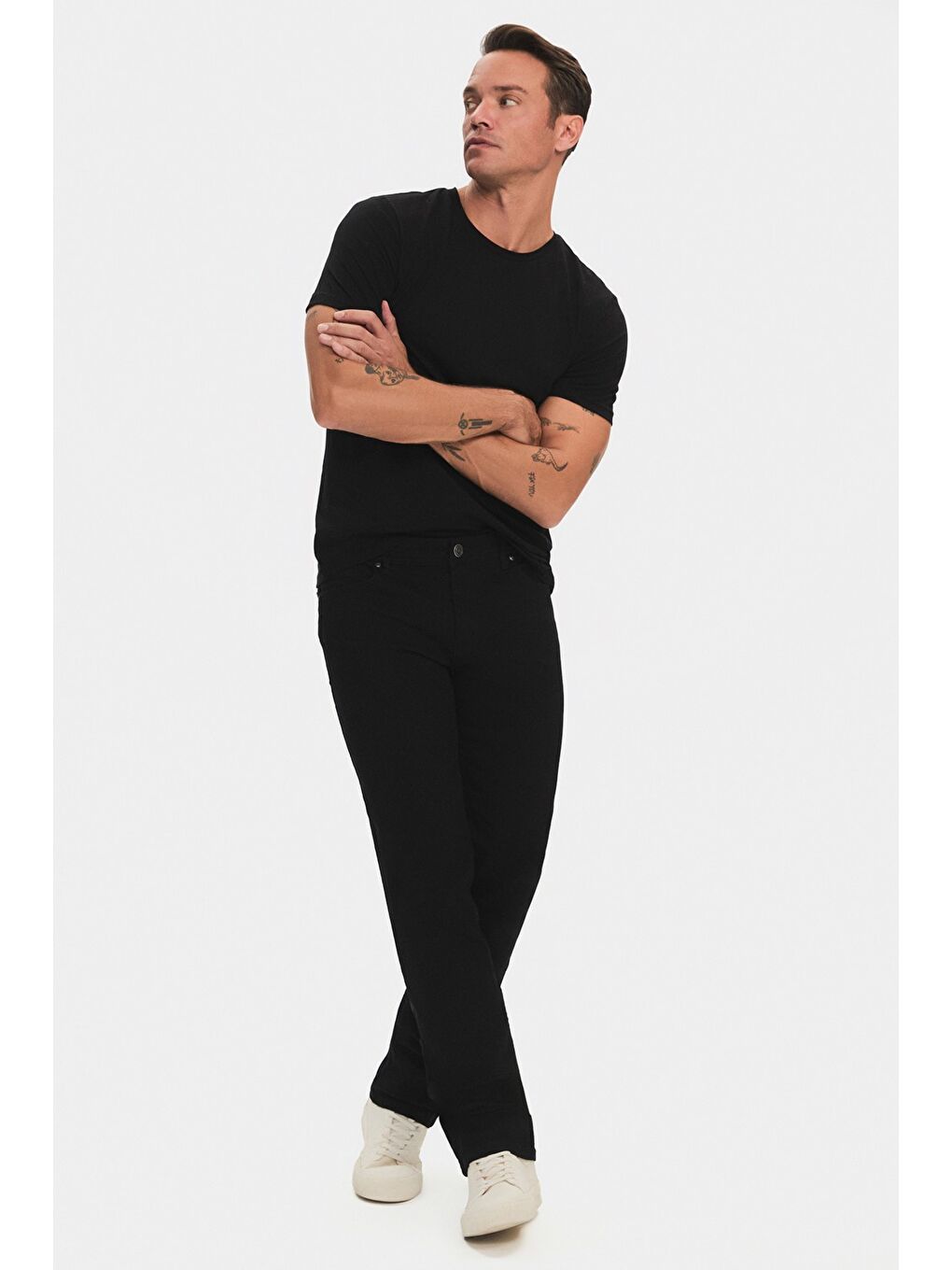 Siyah Slim  Fit Erkek Pantolon