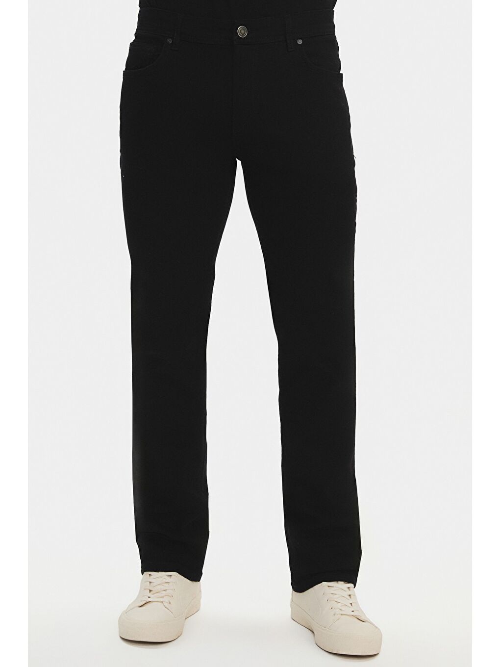 Siyah Slim  Fit Erkek Pantolon-3