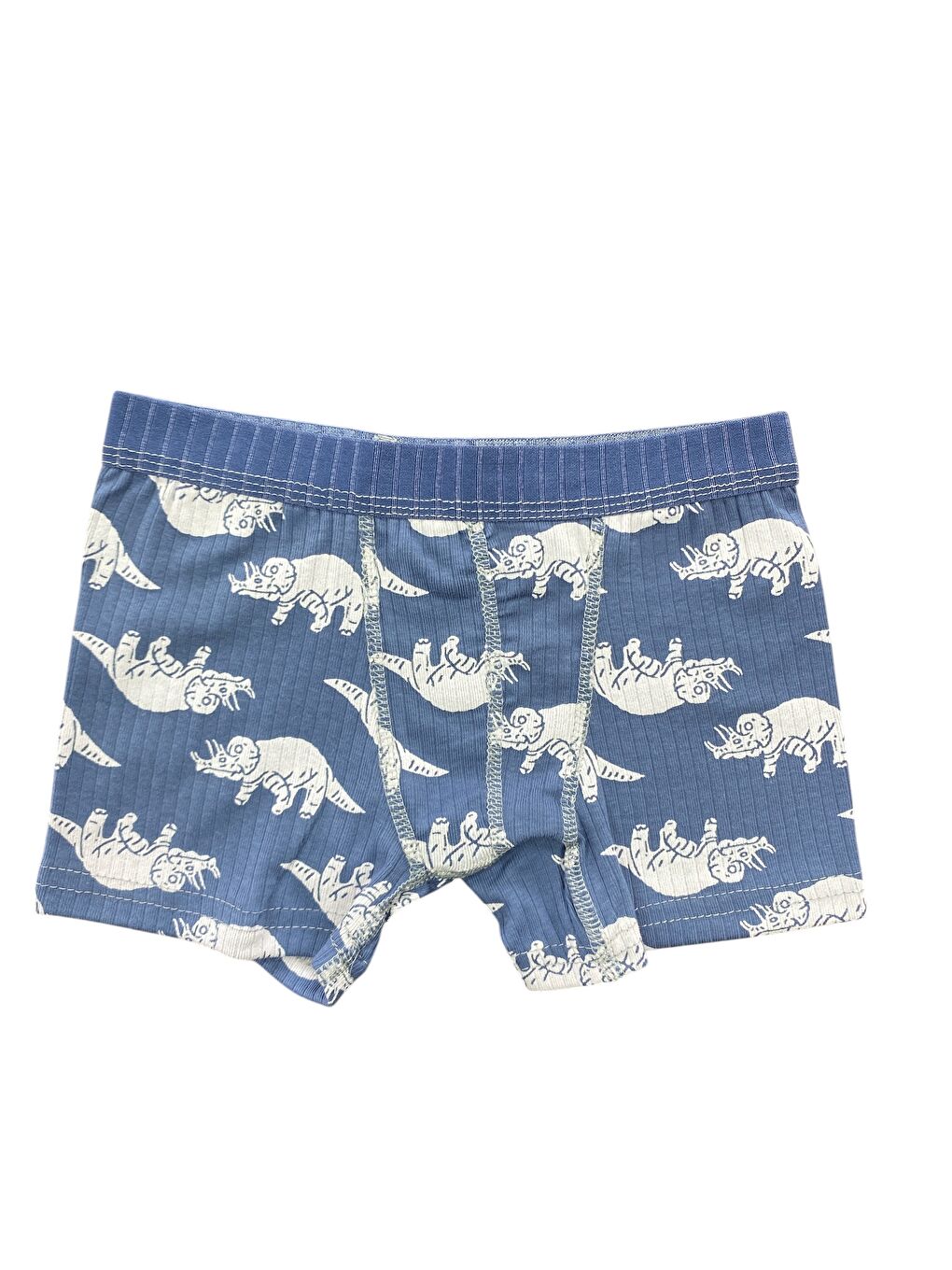 Karışık 6'lı Erkek Çocuk %100 Pamuk Fitilli Baskılı Yüksek Kaliteli Boxer-2