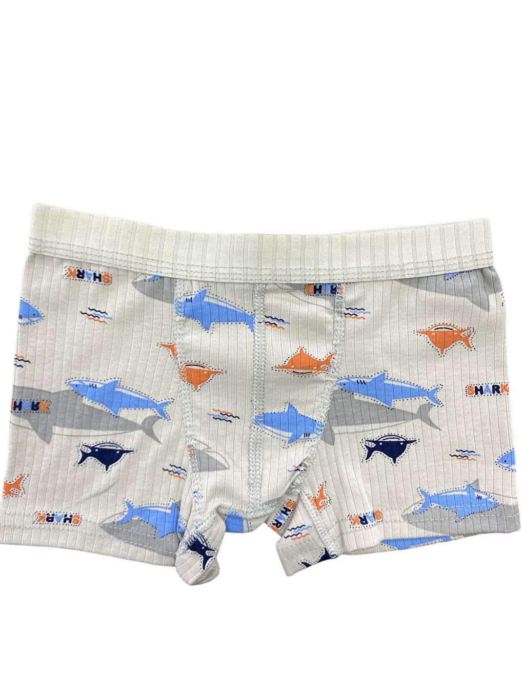 Karışık 6'lı Erkek Çocuk %100 Pamuk Fitilli Baskılı Yüksek Kaliteli Boxer-4