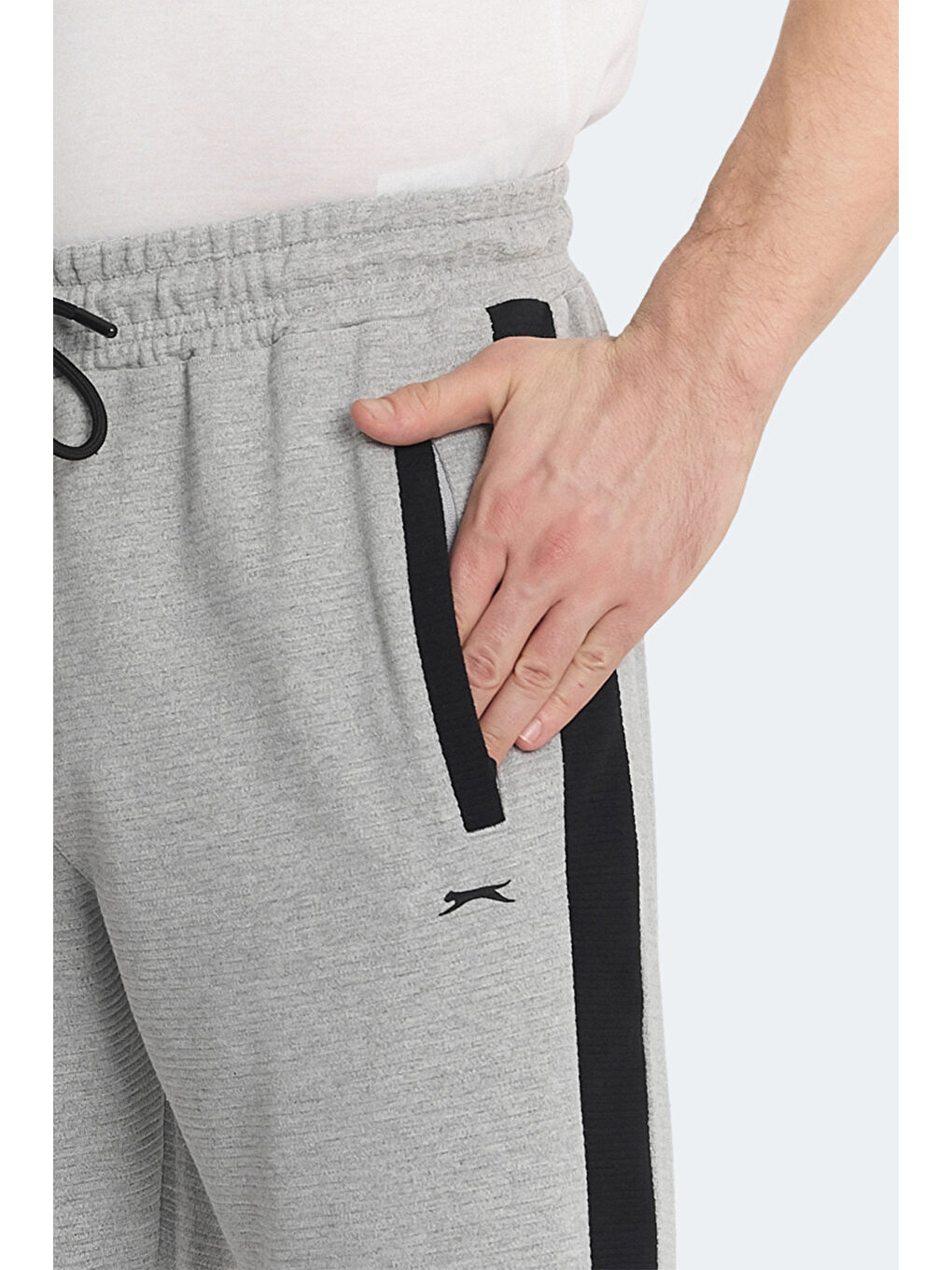 NANDO I Erkek Cepli Gri Şort-4