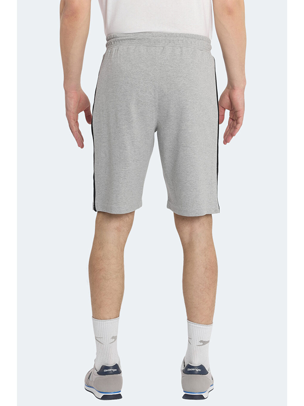 NANDO I Erkek Cepli Gri Şort-5