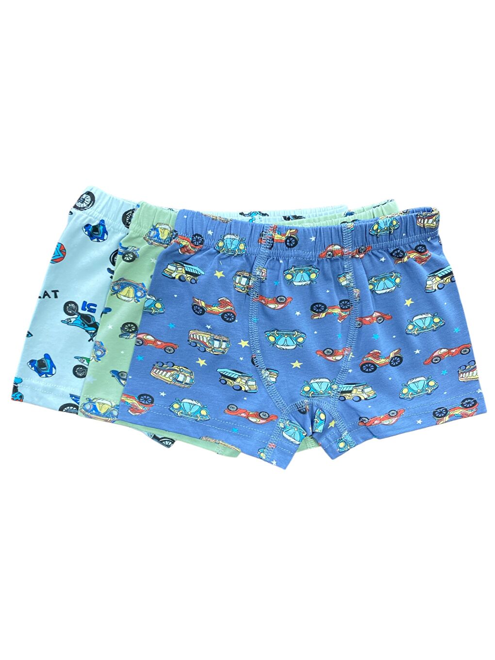 Karışık 6'lı Erkek Çocuk Baskılı %100 Pamuk Yüksek Kaliteli Boxer-2