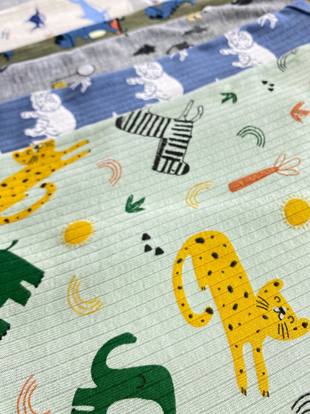 Karışık 6'lı Erkek Çocuk %100 Pamuk Fitilli Baskılı Yüksek Kaliteli Atlet-5