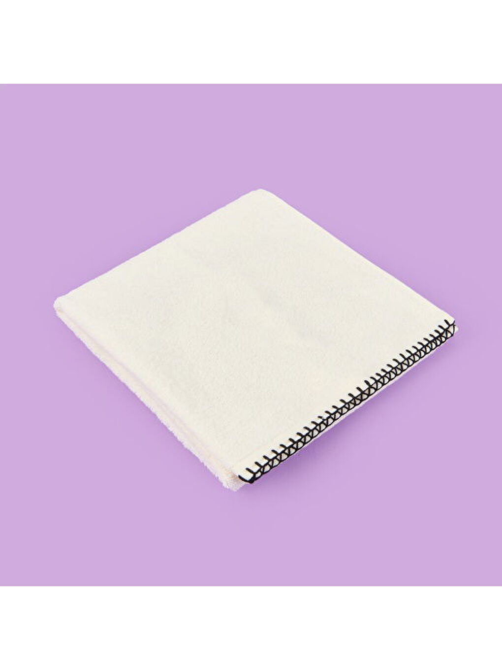 Soft Nele Yüz Havlusu - Beyaz - 50x70 cm-1