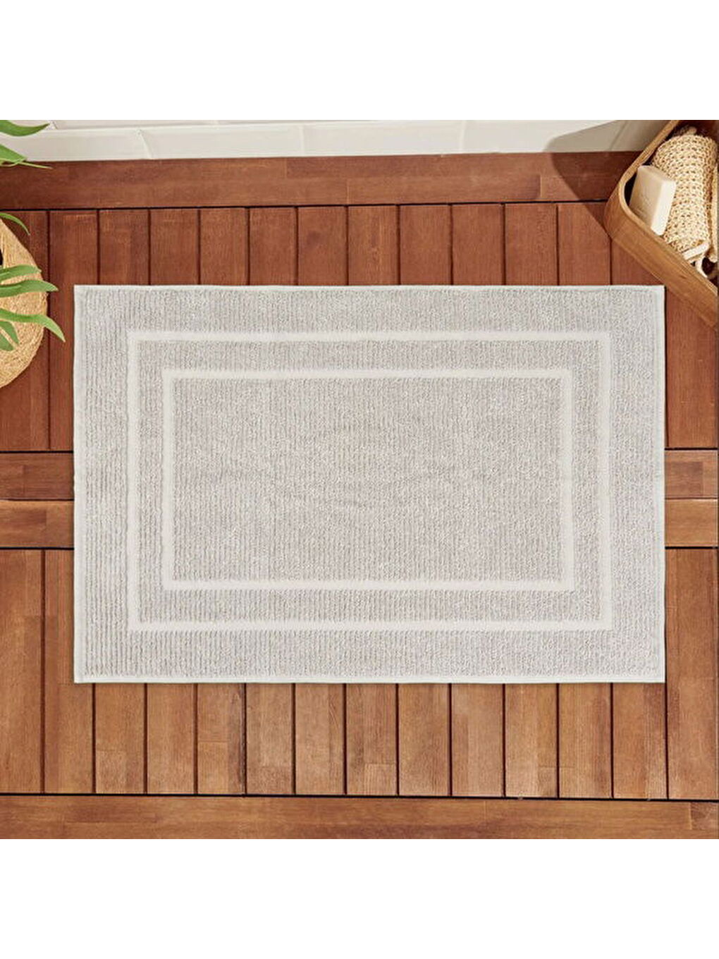 Evidea Soft Premium Ayak Havlusu - Gri - 50x70 cm