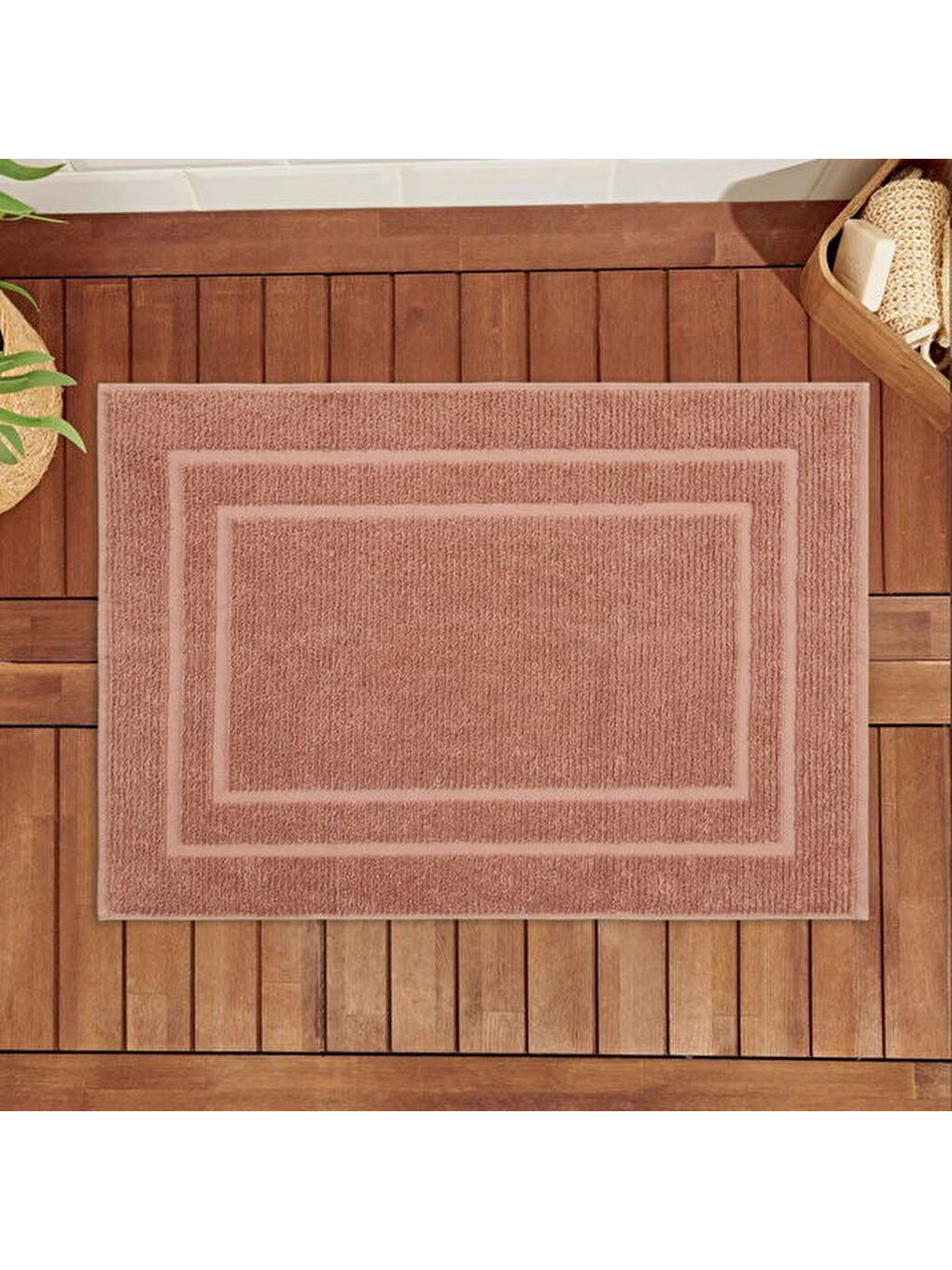 Evidea Pembe Soft Premium Ayak Havlusu - Gülkurusu - 50x70 cm