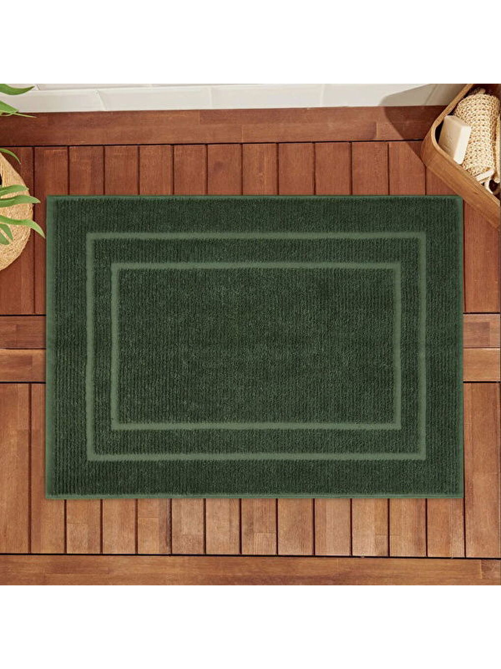 Soft Premium Ayak Havlusu - Haki - 50x70 cm-4