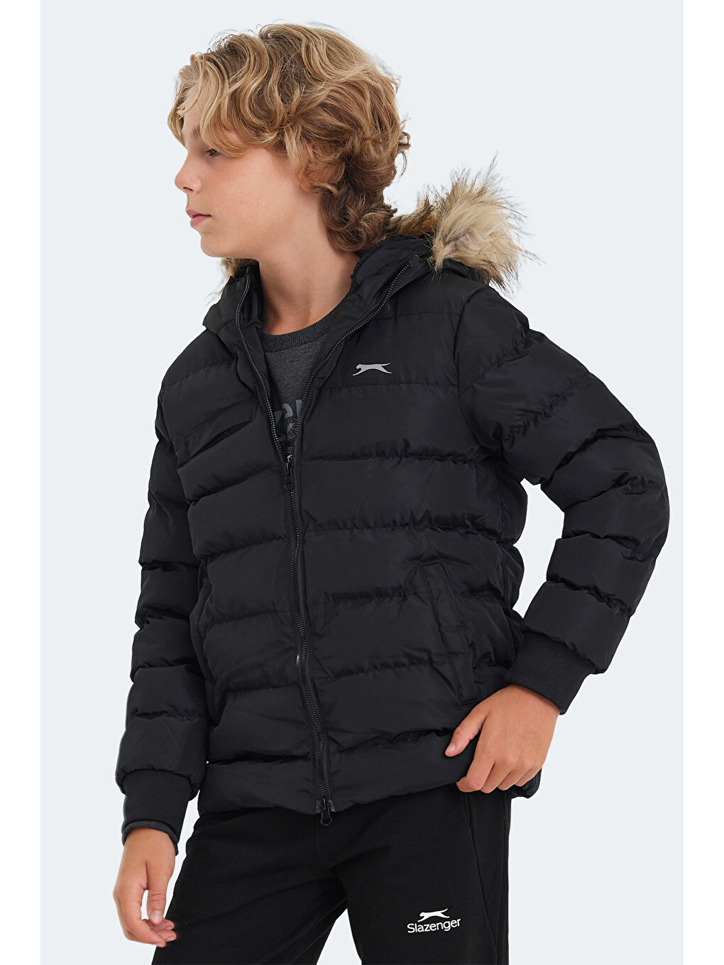 CALISTO NEW Unisex Çocuk Mont Siyah-2