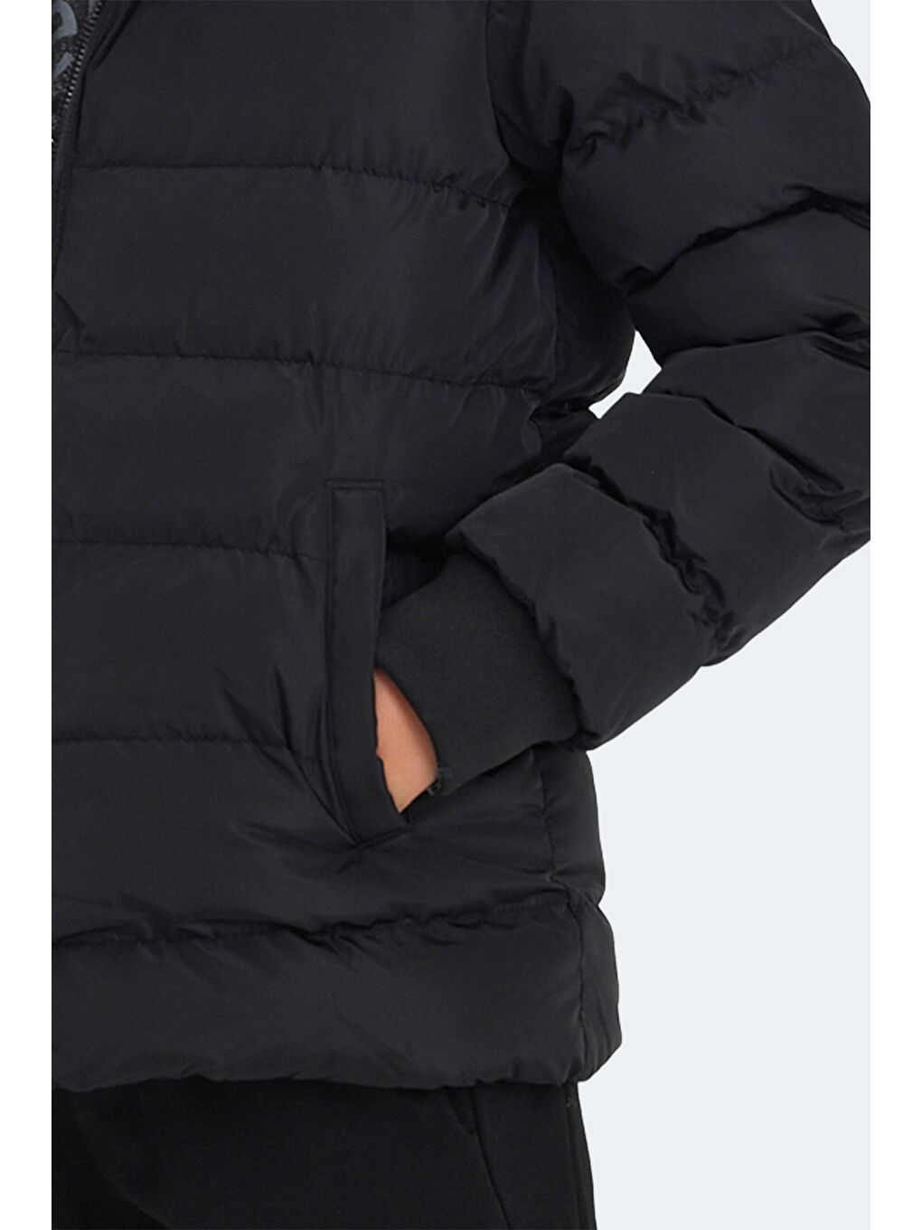 CALISTO NEW Unisex Çocuk Mont Siyah-4