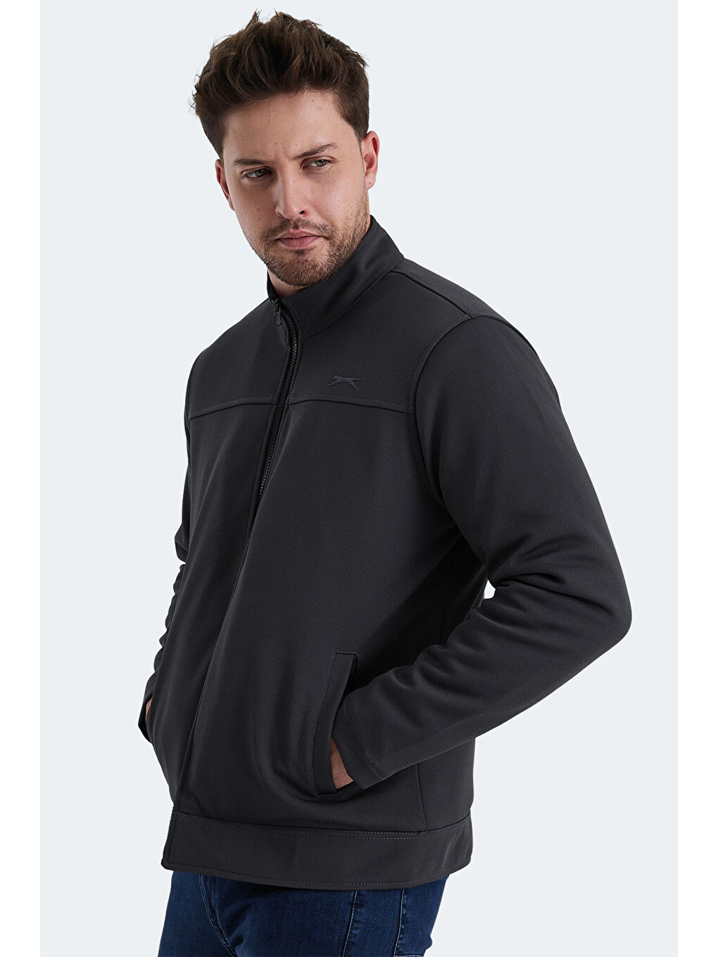 HEBEL IN Erkek Mont  Kaban Koyu Gri-2