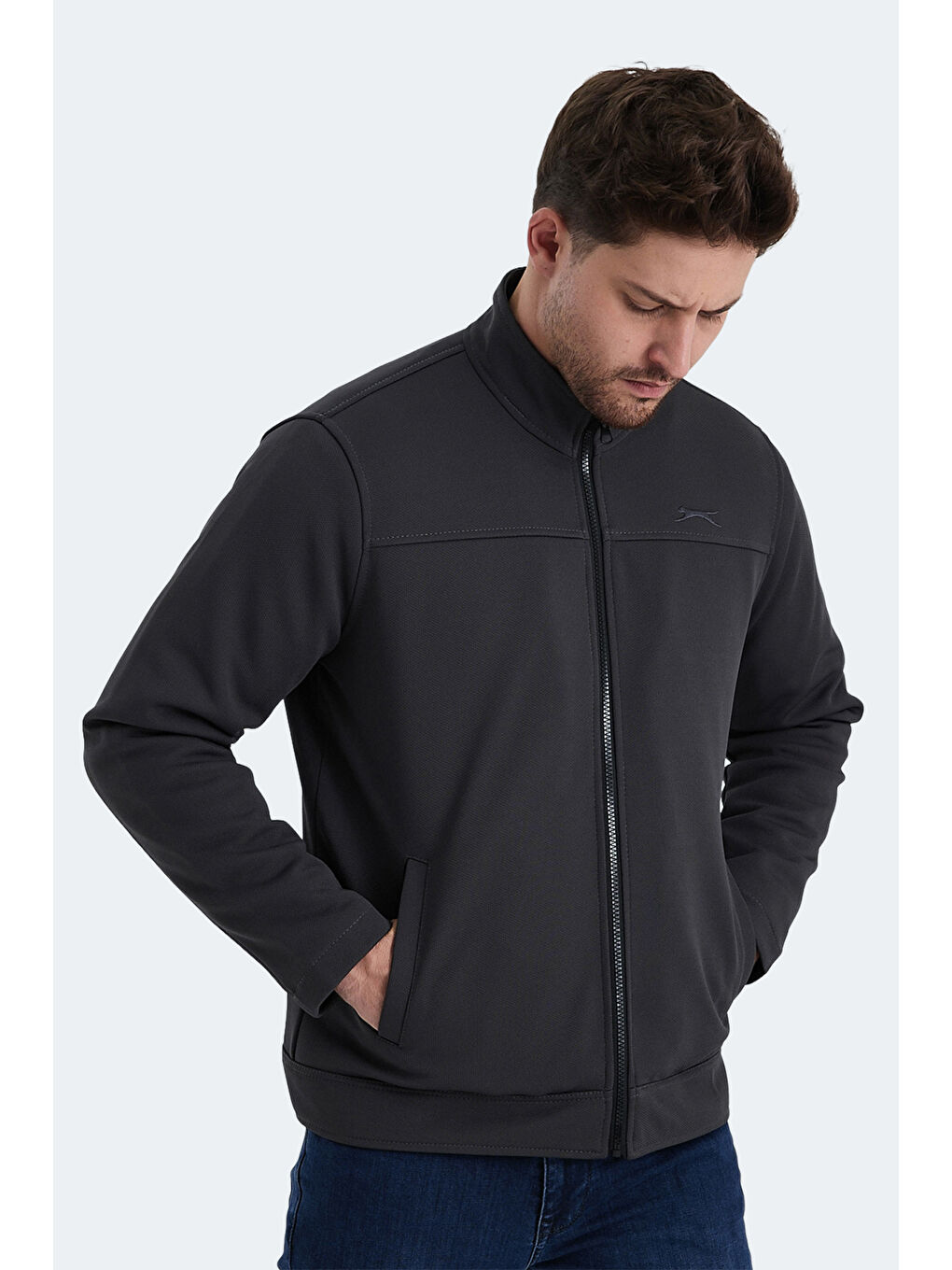 HEBEL IN Erkek Mont  Kaban Koyu Gri-5