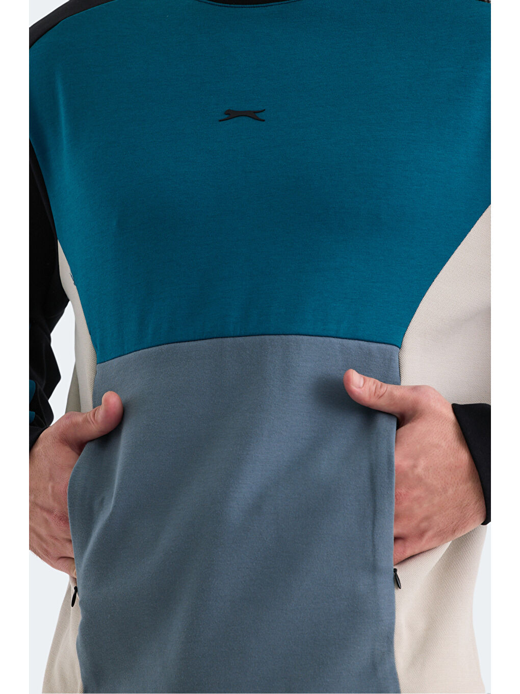 VITALI Erkek Petrol Sweatshirt-4