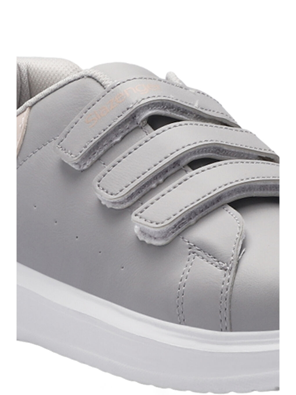 LOVE I Kız Çocuk Cırt Cırtlı Gri / Pembe Günlük Spor Ayakkabısı-3