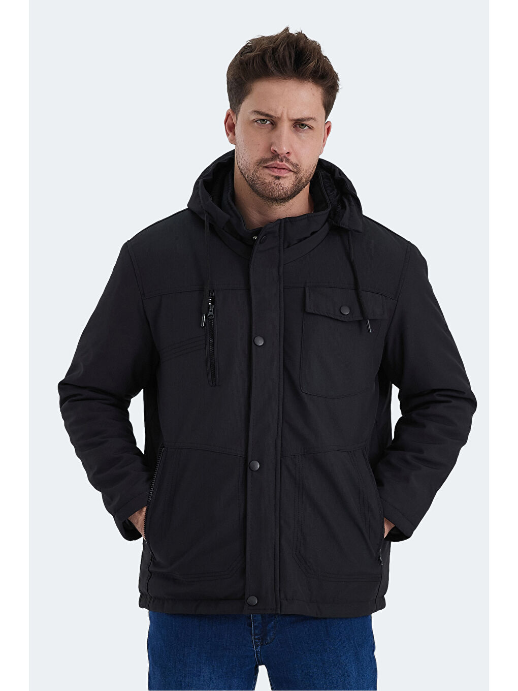 HERBIES Erkek Mont Kaban Siyah