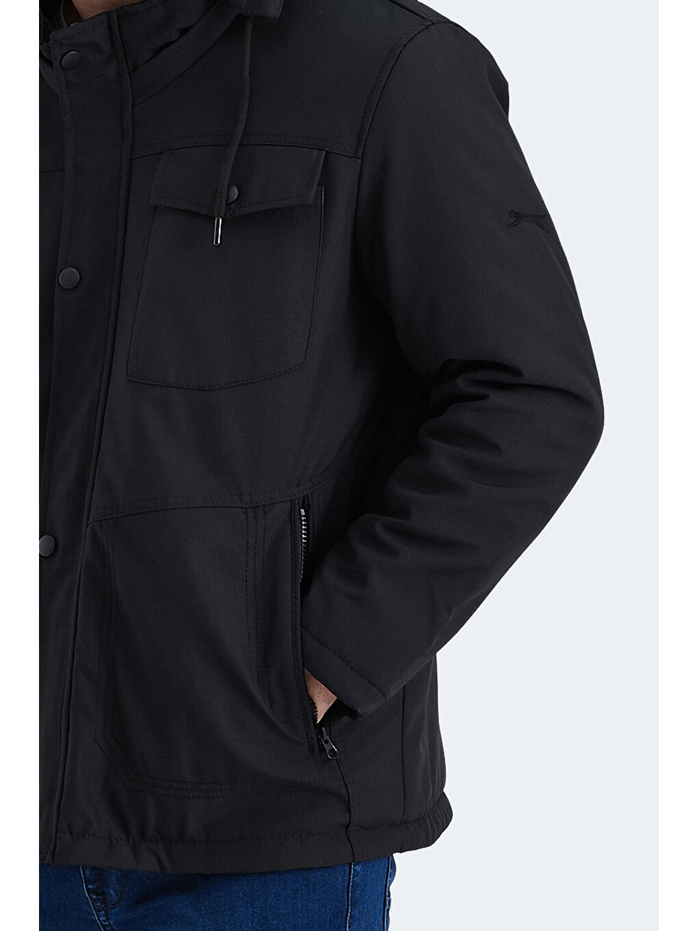 HERBIES Erkek Mont Kaban Siyah-5