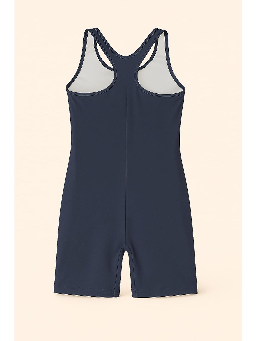 Lacivert Kız Çocuk Deniz Yüzücü Mayoları 5-16 Yaş 11911-1