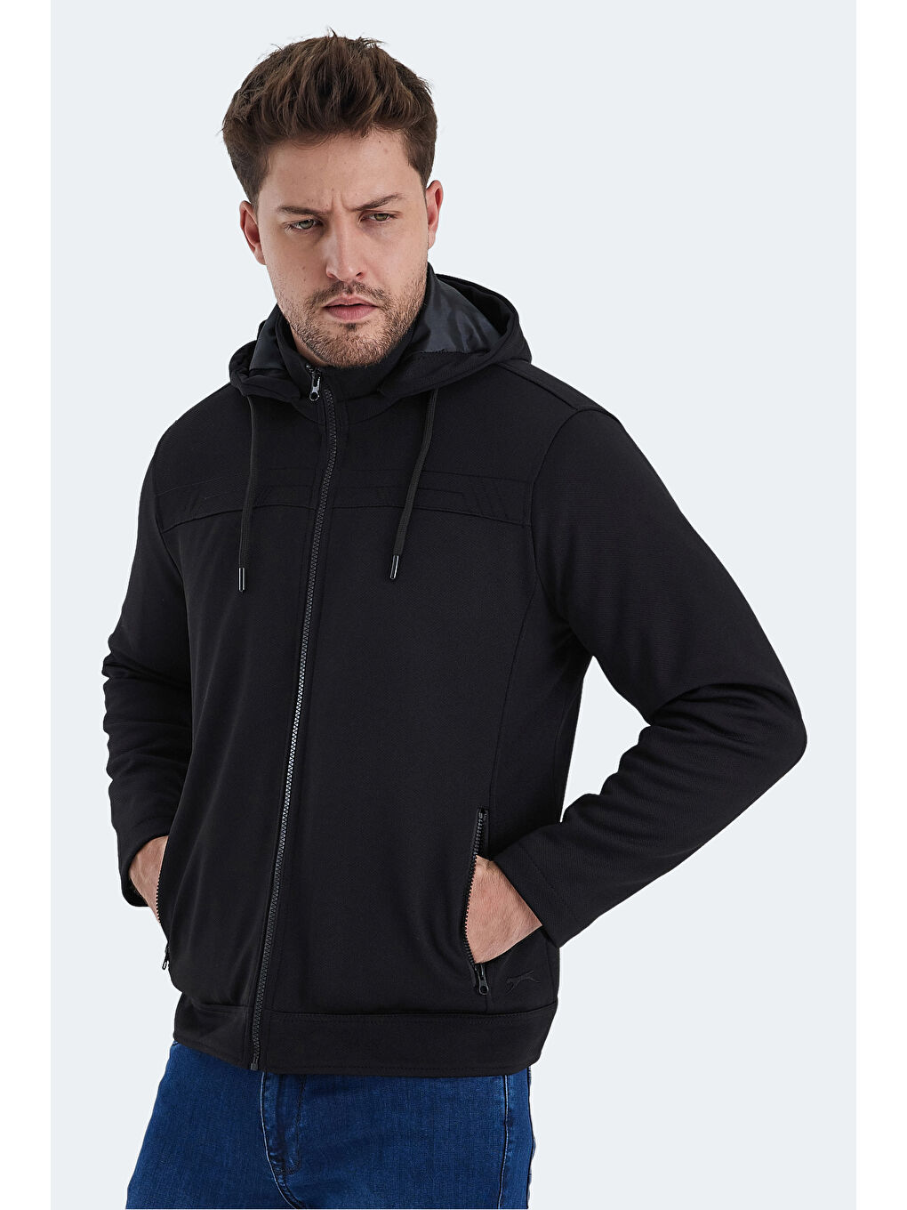 HENDRIKKO Erkek Mont Kaban Siyah-2