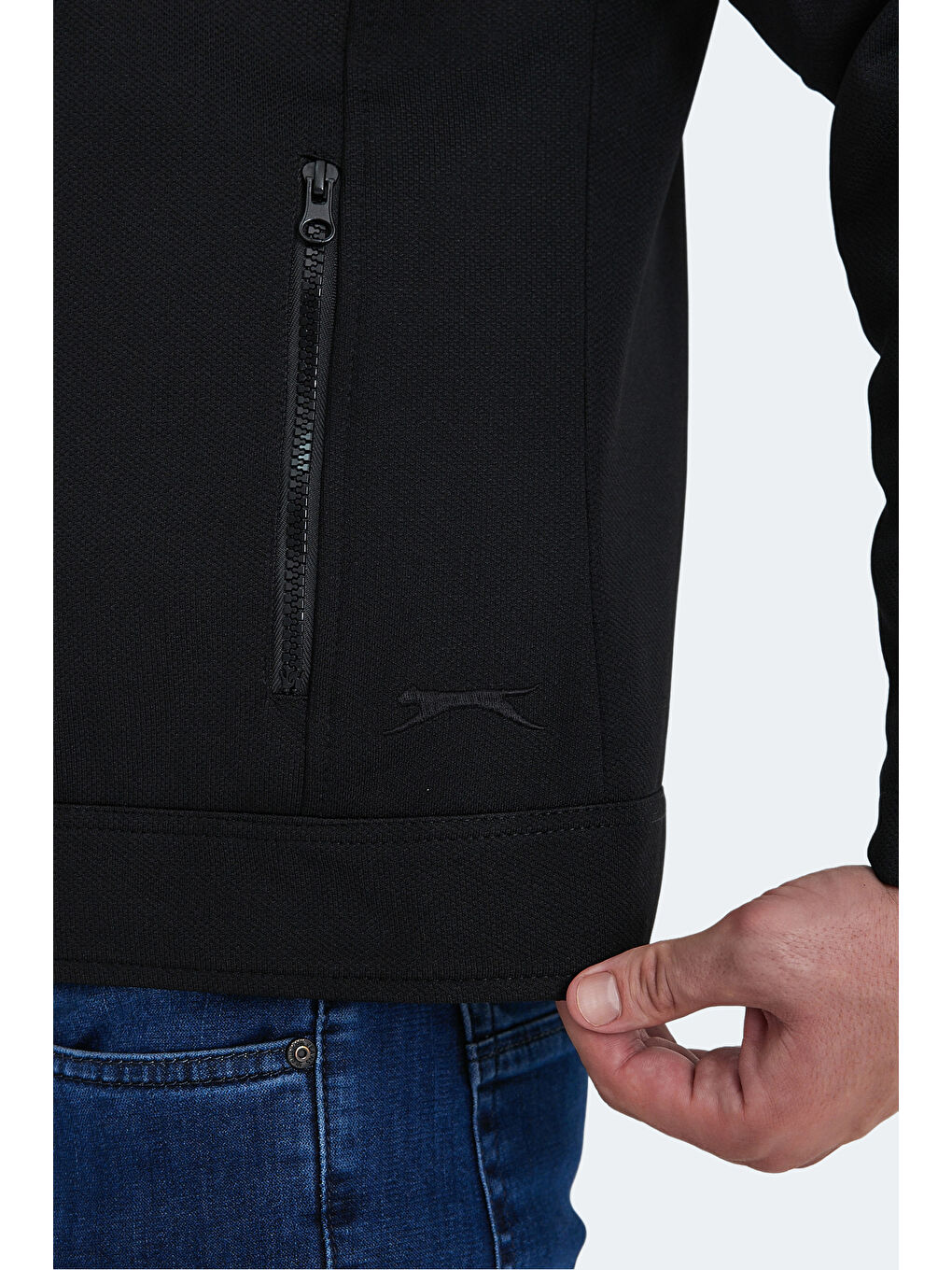 HENDRIKKO Erkek Mont Kaban Siyah-4