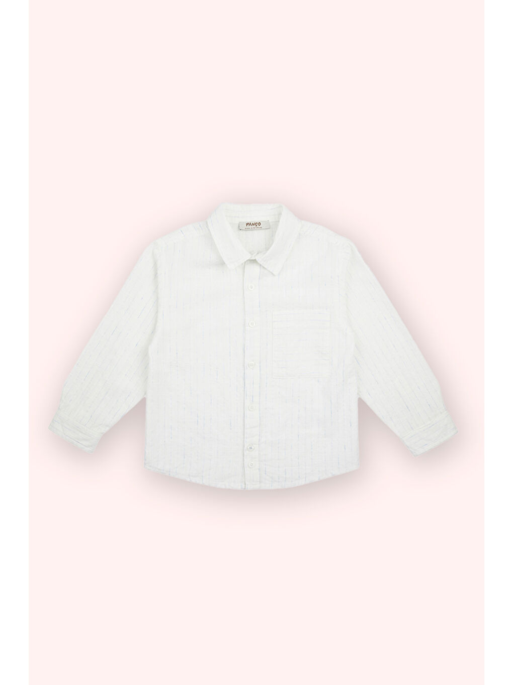Erkek Çocuk Çizgili Gömlek Beyaz