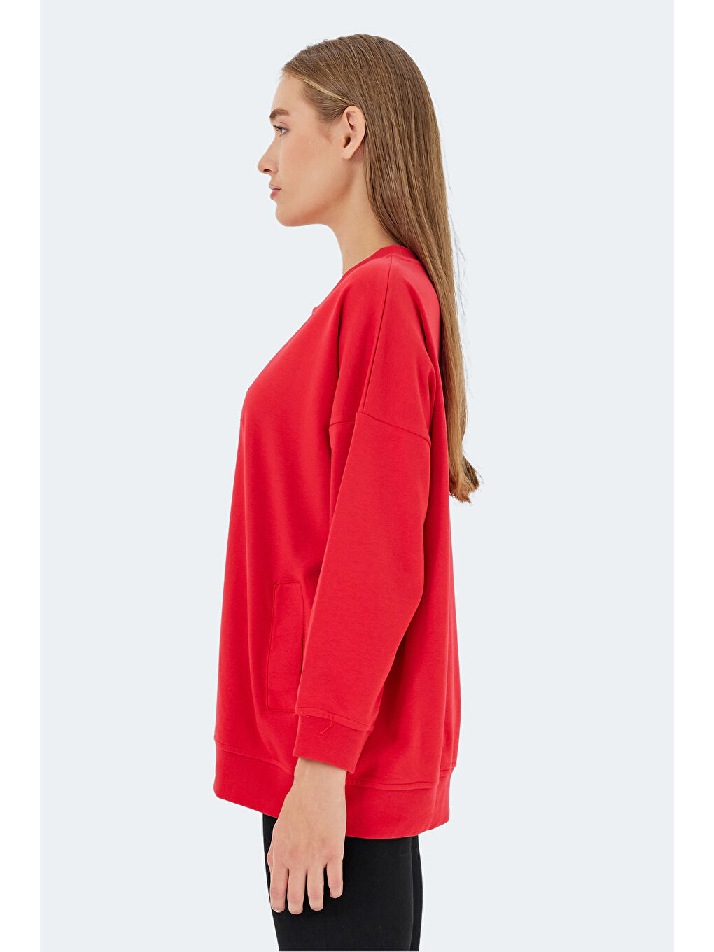 VIKENTI SW Kadın Kırmızı Sweatshirt-2