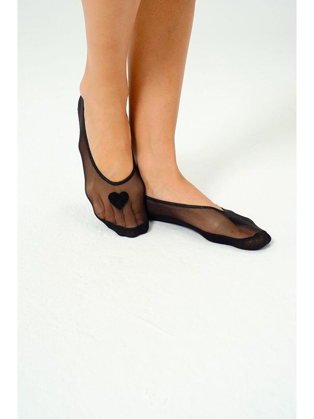 Kalpli Flok Baskılı Lazer Tül Suba Siyah-3