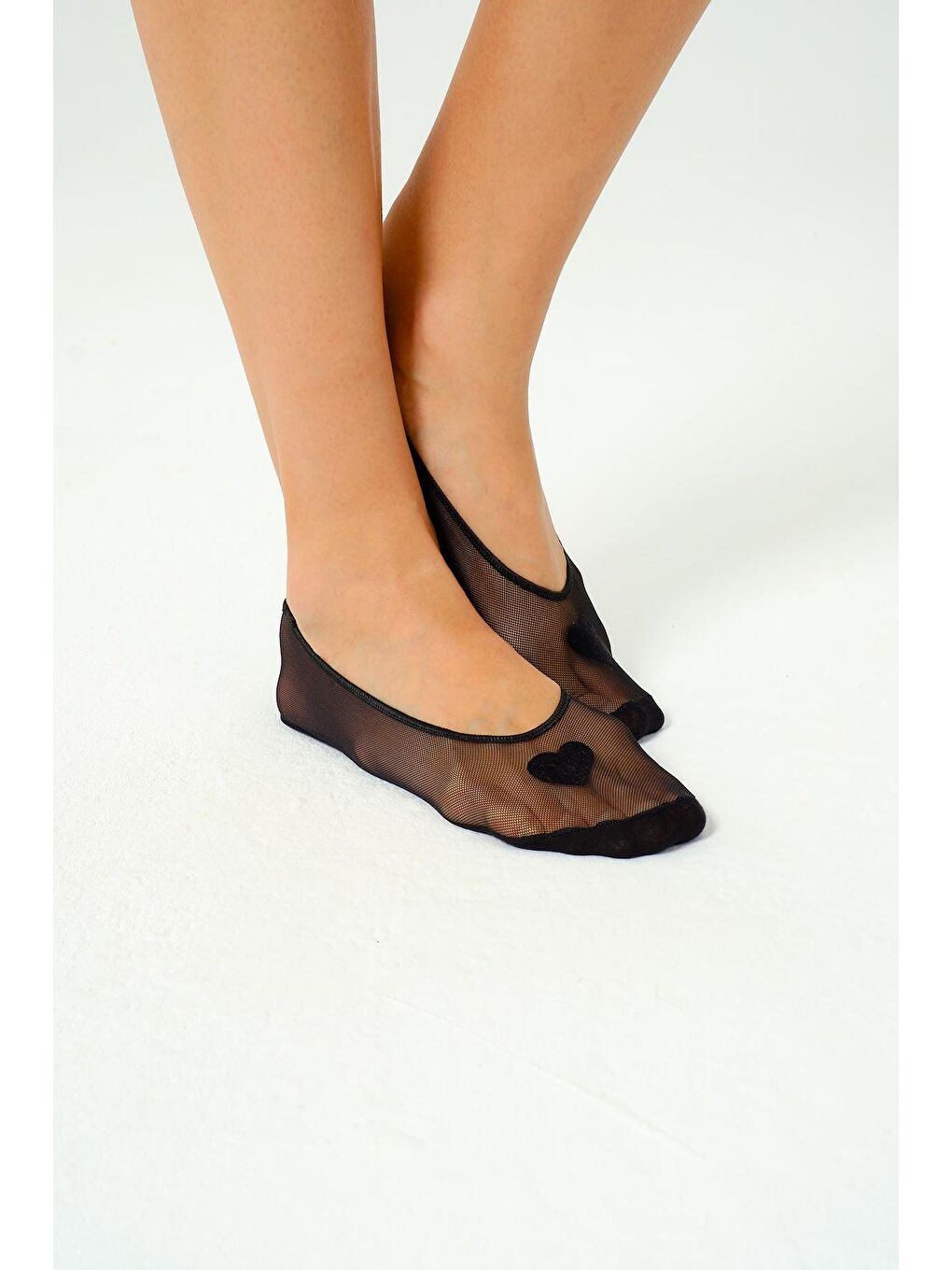 Kalpli Flok Baskılı Lazer Tül Suba Siyah-5