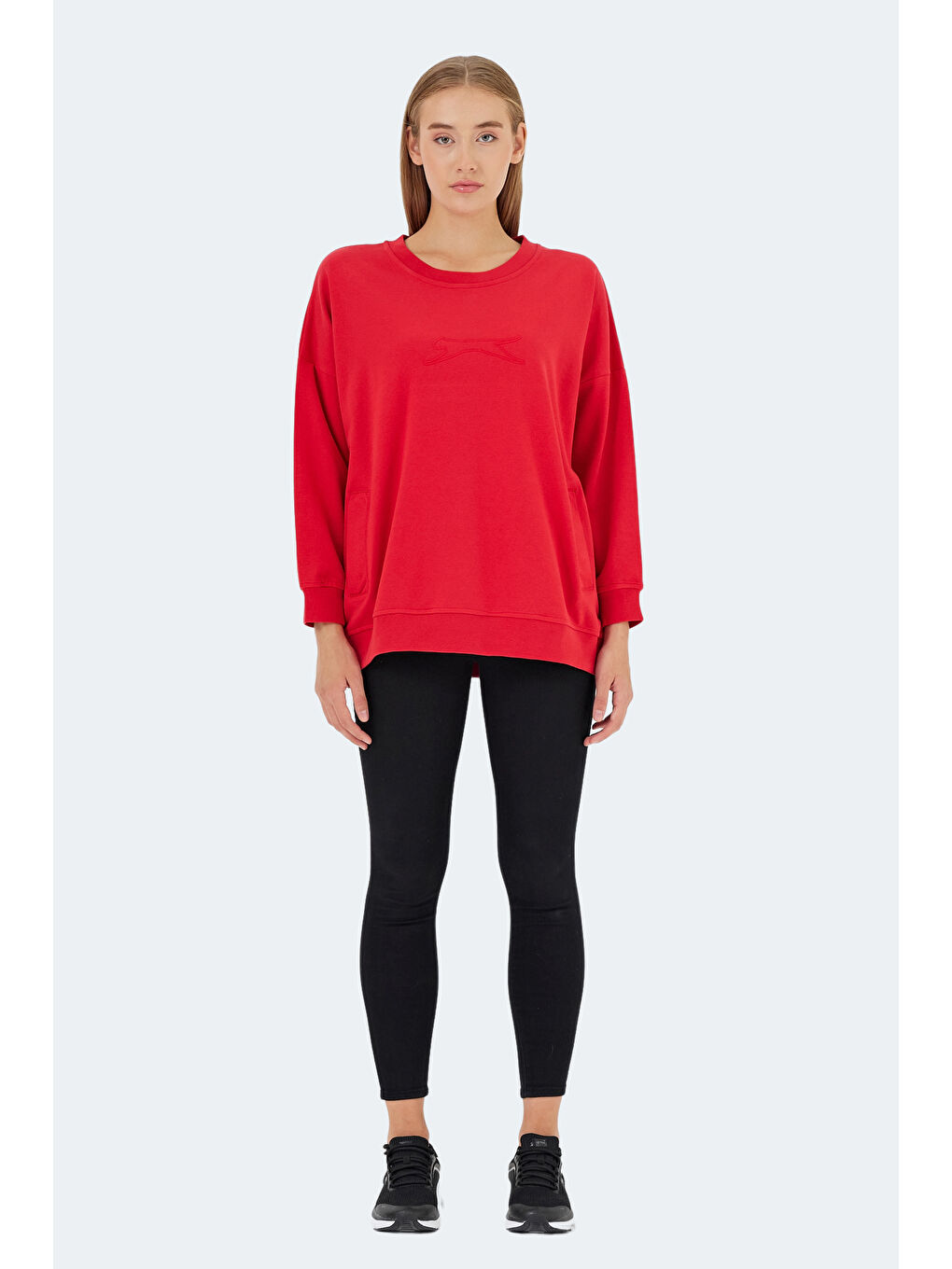 VIKENTI SW Kadın Kırmızı Sweatshirt-6