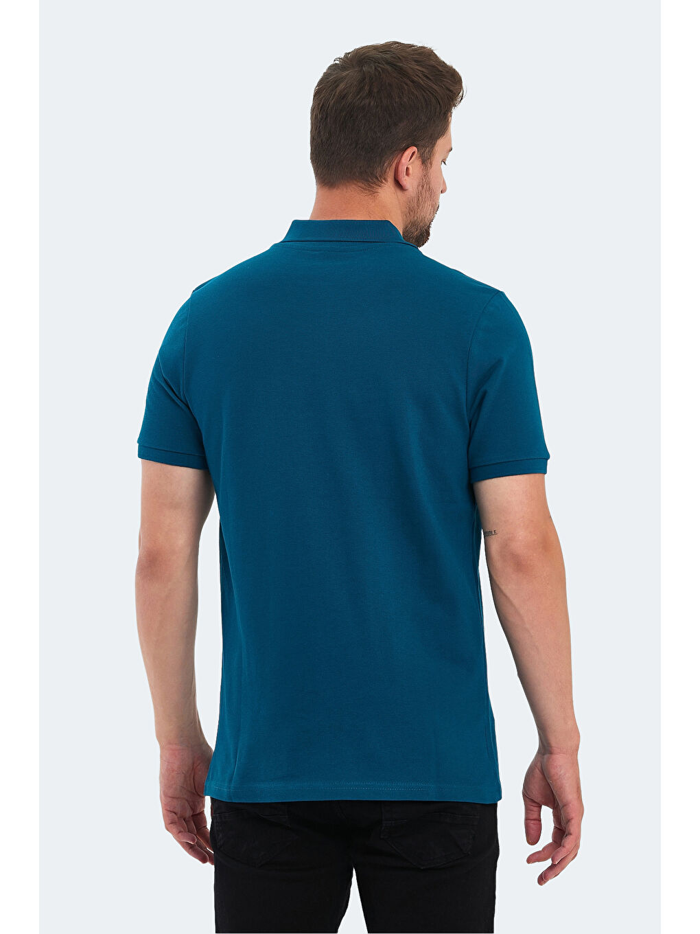 SOHO Erkek %100 Pamuk Tişört Petrol-1