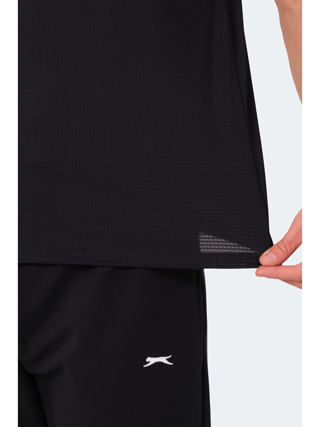 Lacivert Bisiklet Yaka Kısa Kollu Erkek Tişört-4