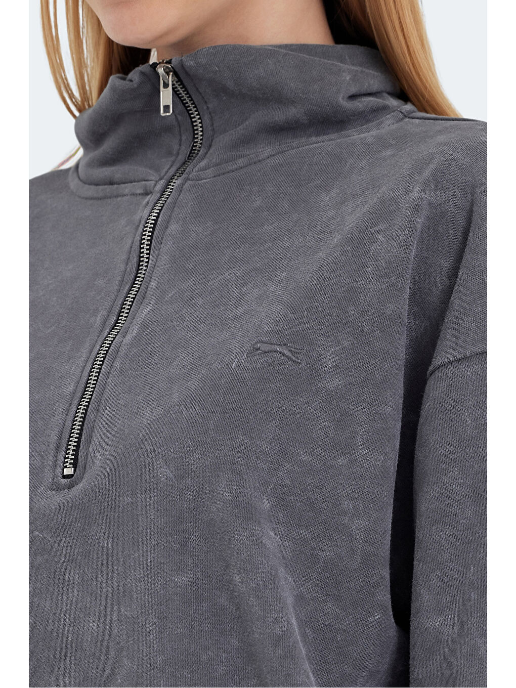 VIEWER Kadın Koyu Gri Sweatshirt-4