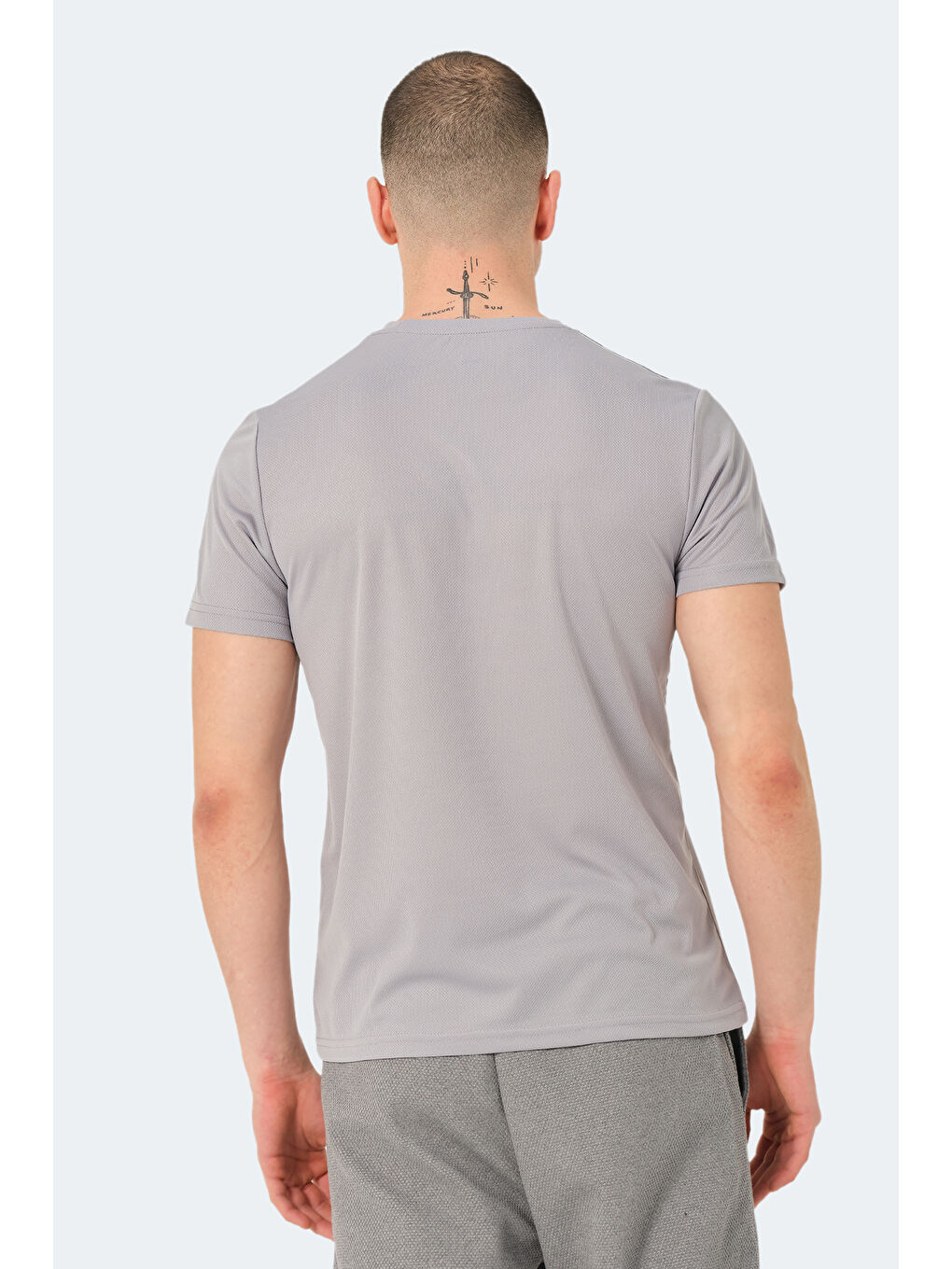 Erkek Tişört Gri-1