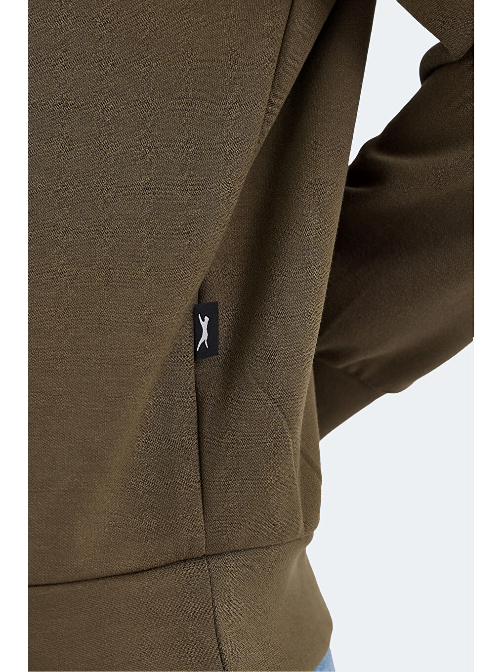 VIDAL Oversize Kadın Haki Sweatshirt-4