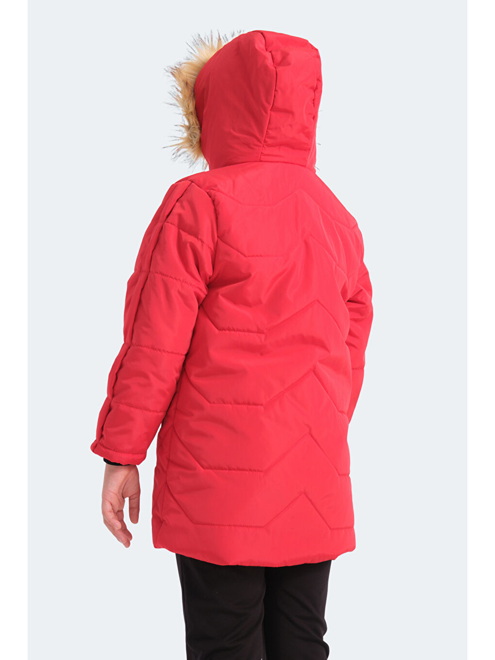 Kız Çocuk  Şişme Mont  Kırmızı-1