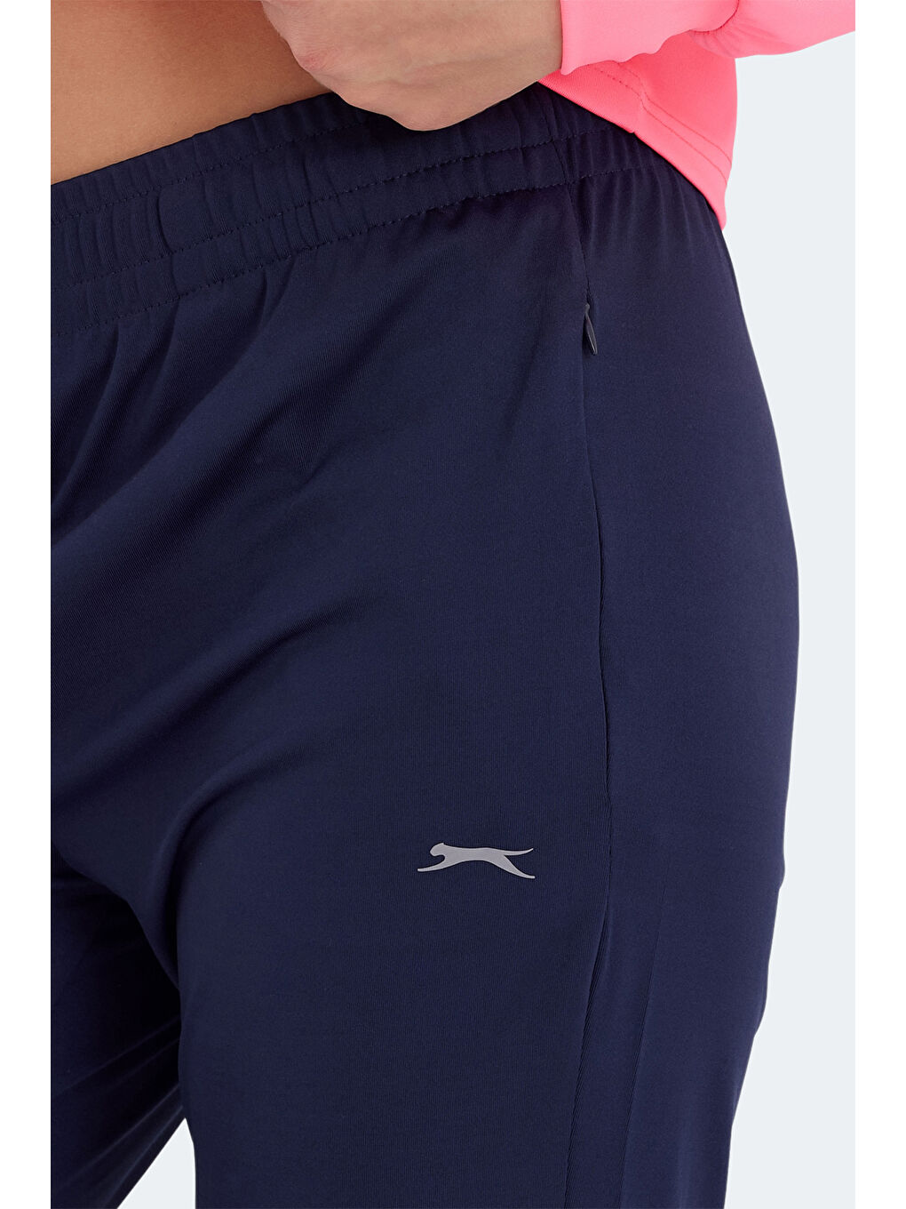 RAQUEL IN Kadın Fermuarlı Dik Yaka Cepli Fuşya Eşofman Takımı-5