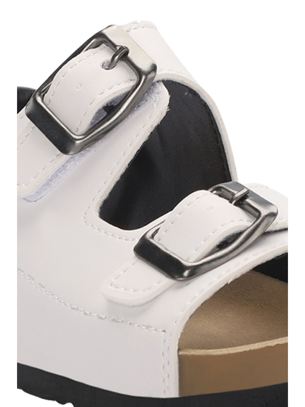 KOBBY Unisex Çocuk Beyaz Sandalet-3