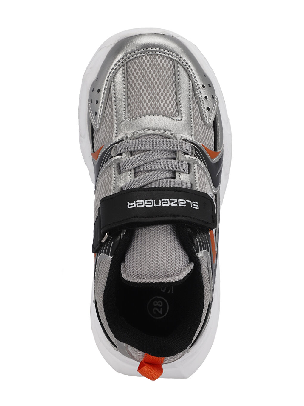 KENDALL Unisex Çocuk Cırt Cırtlı Gri / Siyah Günlük Spor Ayakkabısı-4