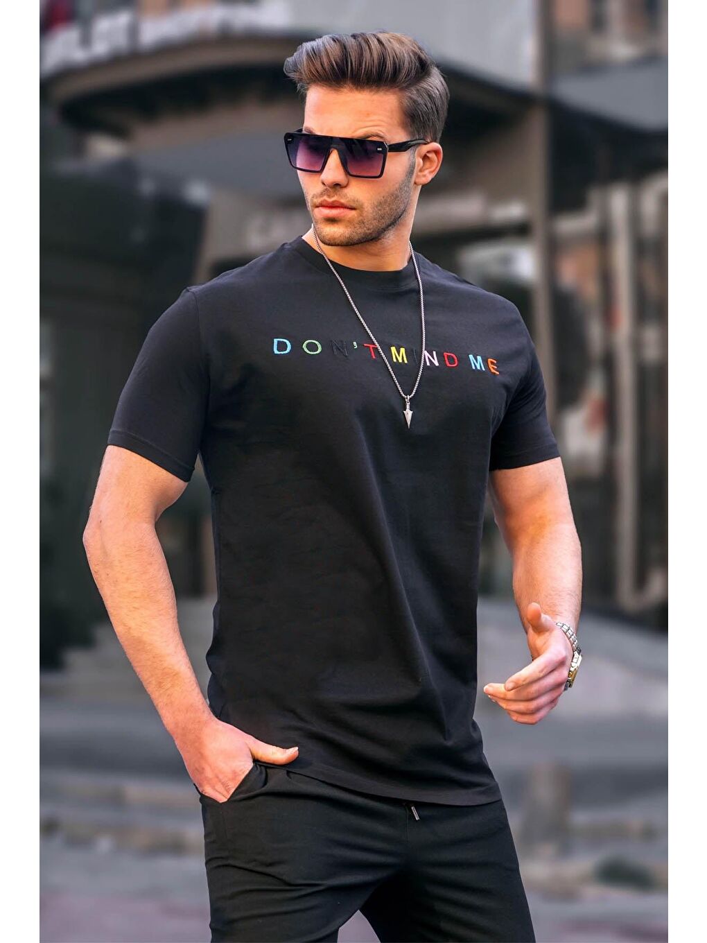 Erkek Siyah Tişört 5363