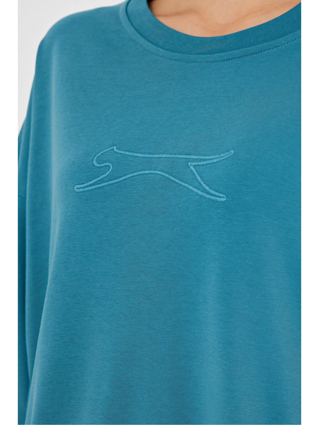 VIKENTI SW Kadın Petrol Sweatshirt-3