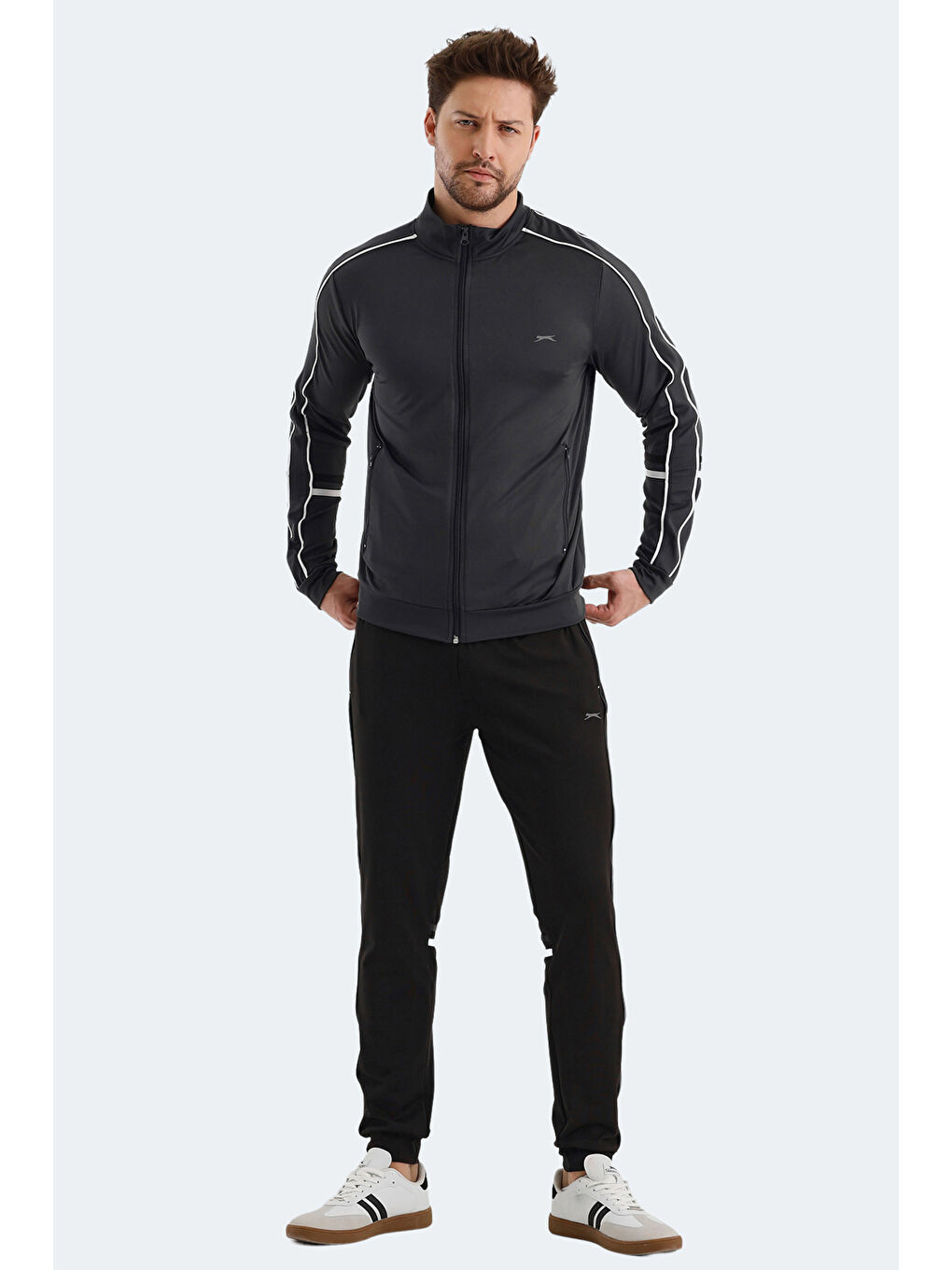 RECIPE IN Erkek Koyu Gri Eşofman Takımı