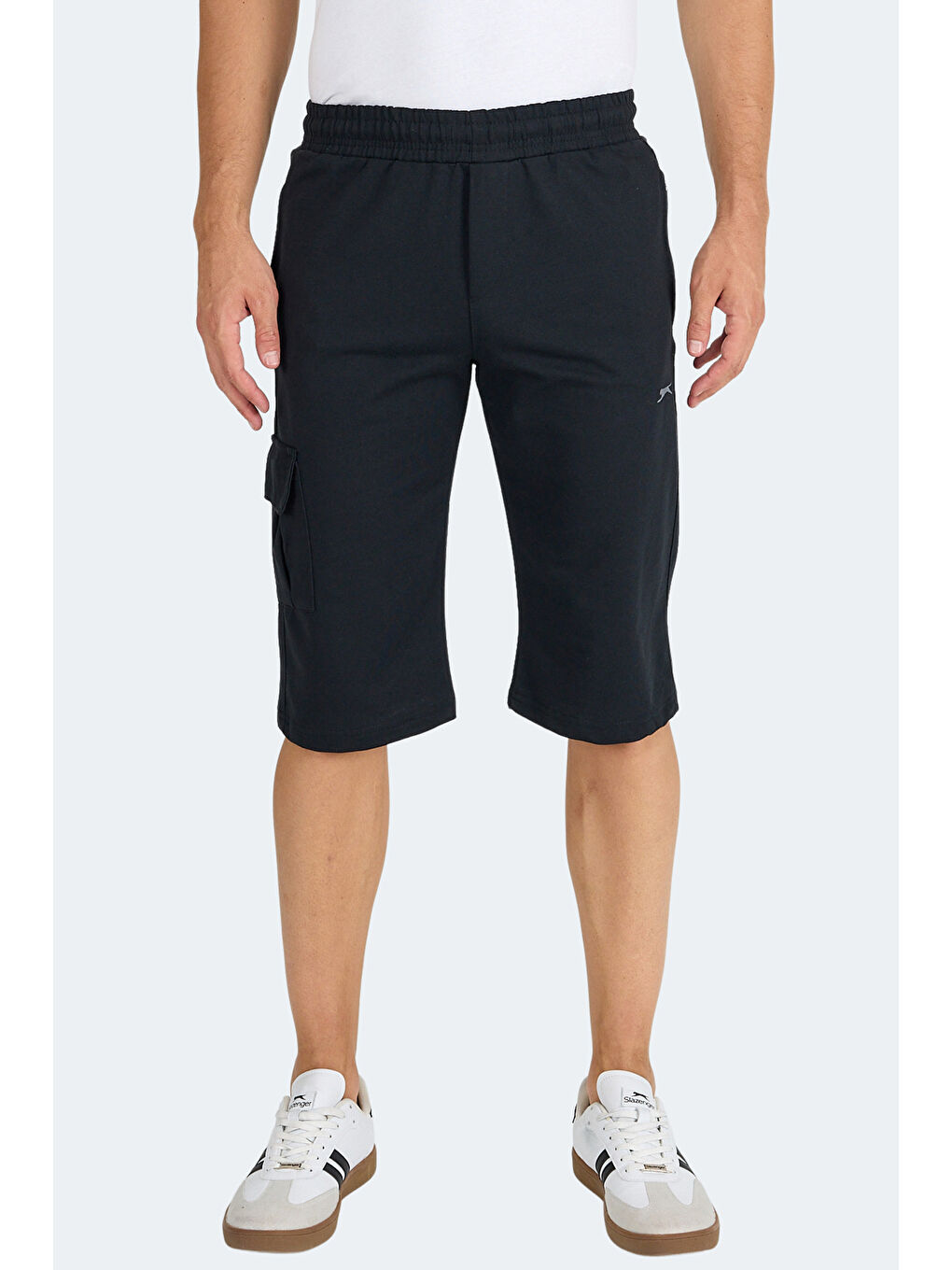 NECK I Erkek Cepli Kapri Siyah Şort-1