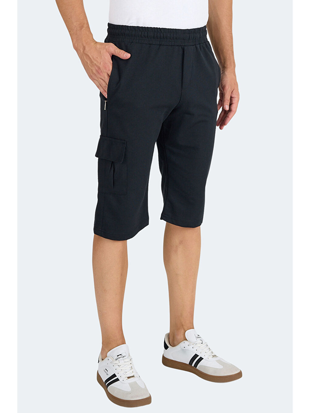 NECK I Erkek Cepli Kapri Siyah Şort-2