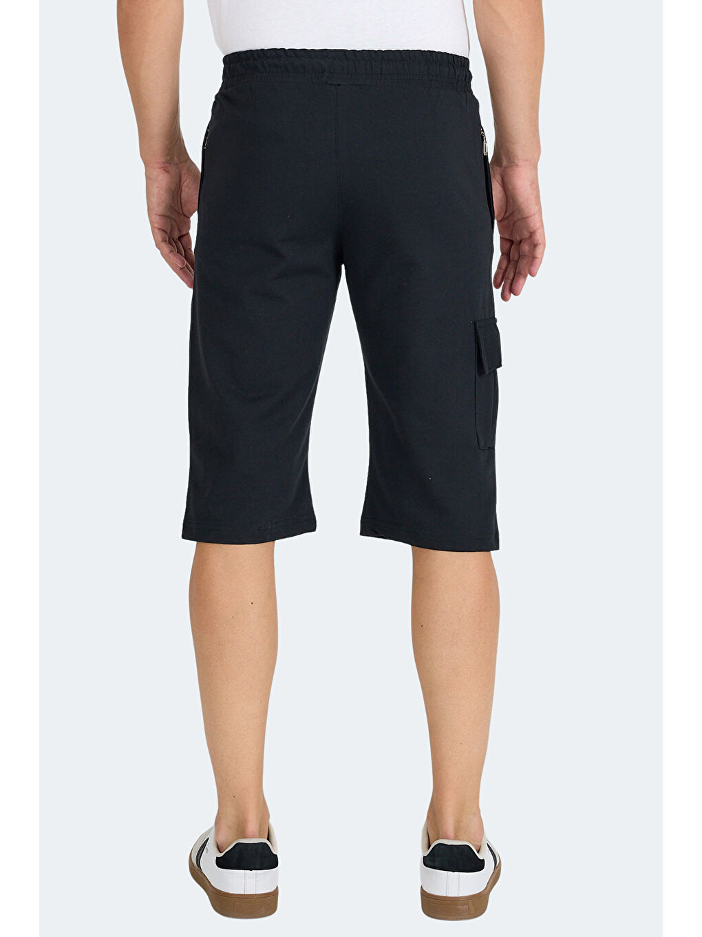 NECK I Erkek Cepli Kapri Siyah Şort-4