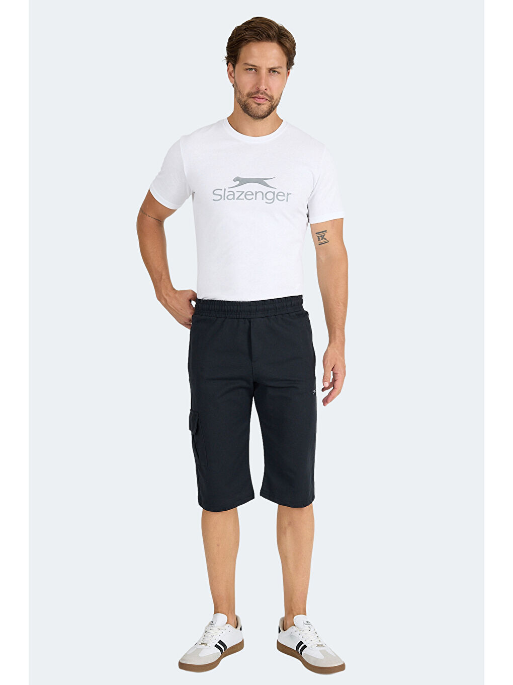 NECK I Erkek Cepli Kapri Siyah Şort-5