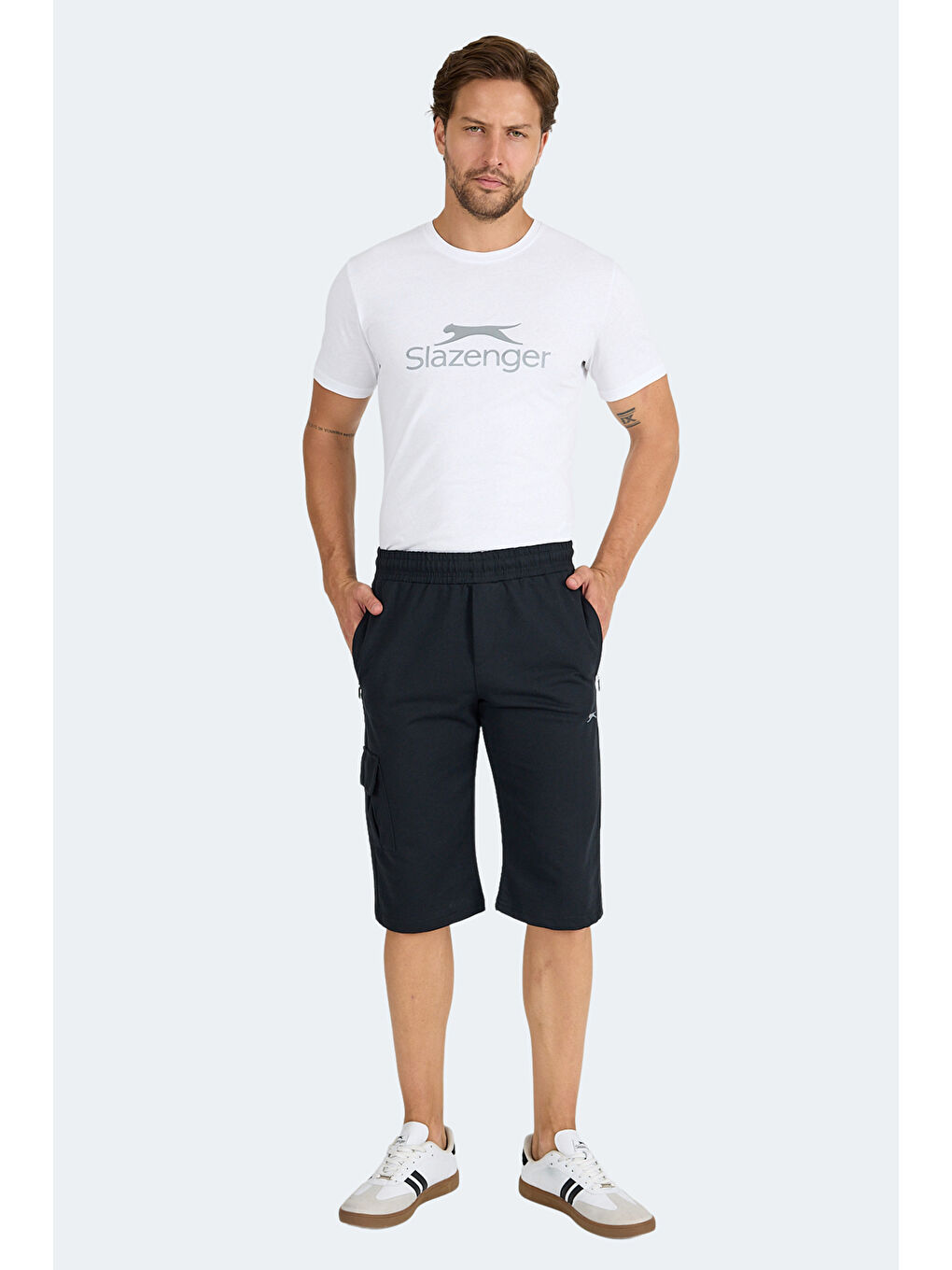 NECK I Erkek Cepli Kapri Siyah Şort-6